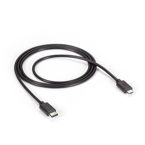 Adaptador Micro USB a Usb-c Tipo c Tipo-c 3.1 Type c Data Cargador Cable  Negro
