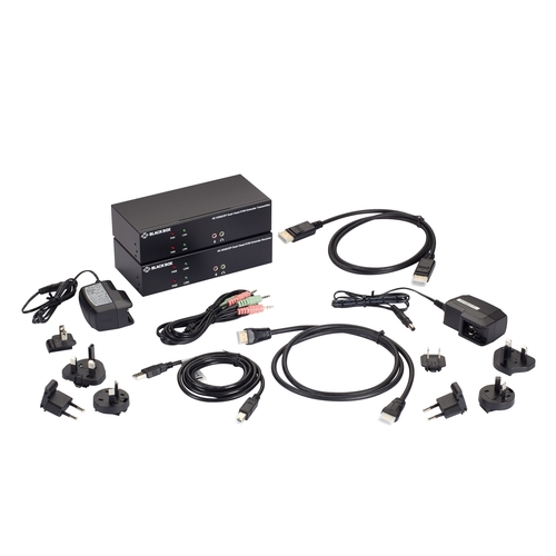 VCB-HD2L-003, Cable HDMI de alta velocidad Premium con conectores Ethernet  de agarre: HDMI 2.0, 4K 60 Hz UHD - Black Box